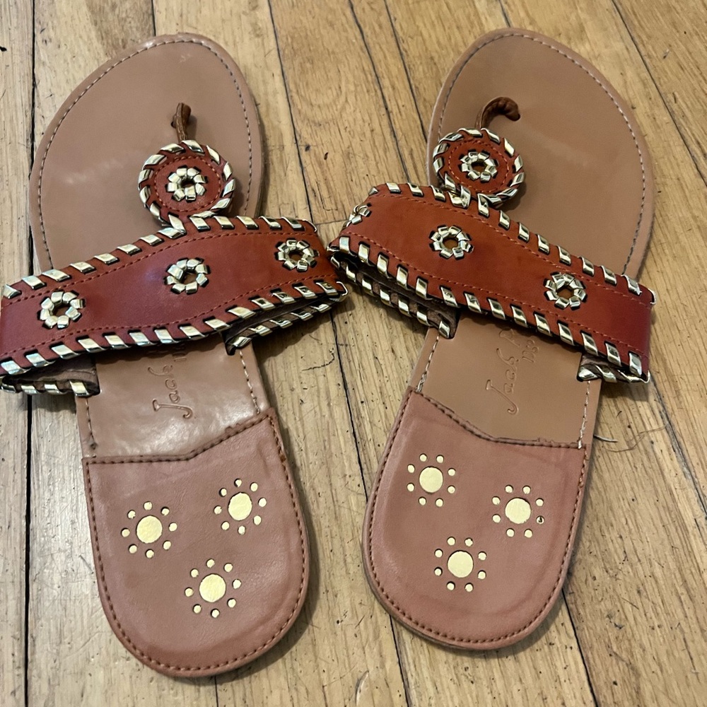 Jack Rogers, barely used sandals. Size 10.